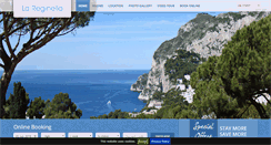 Desktop Screenshot of hotellareginella.com